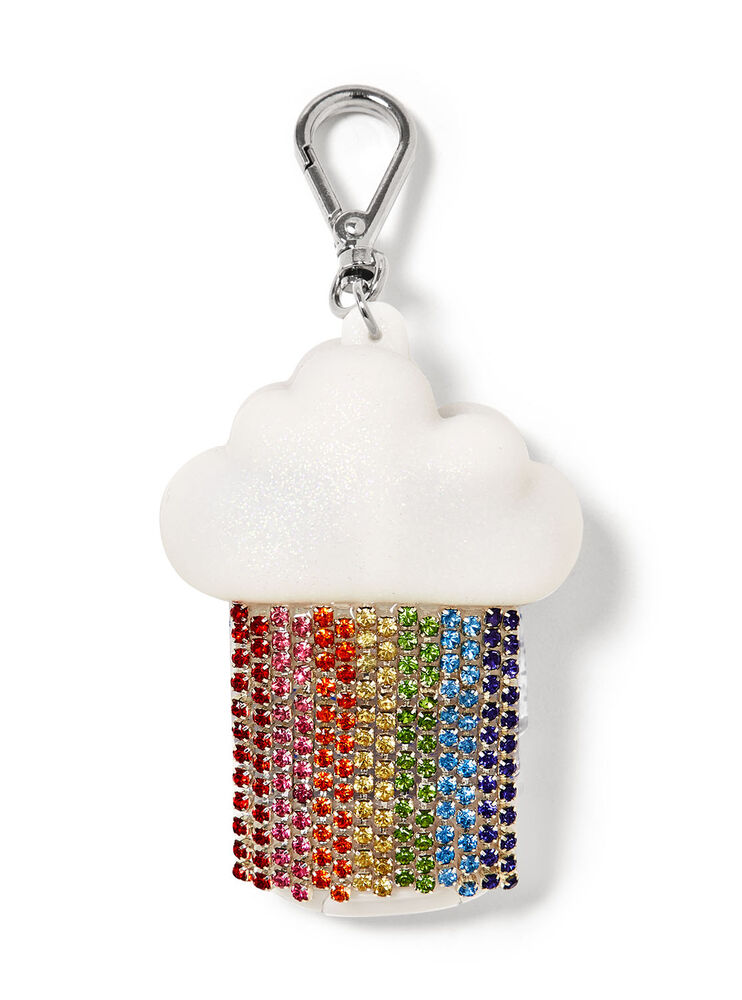 Porte-flacon PocketBac arc-en-ciel et nuage scintillants