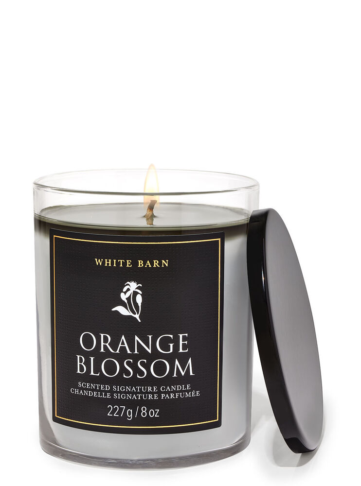 Orange Blossom Signature Single Wick Candle | Bath and Body Works
