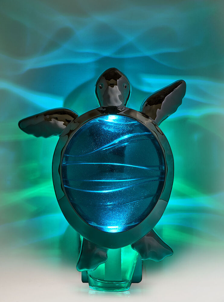 Diffuseur de fragrance Wallflowers avec projection de couleurs changeantes tortue aquatique Image 1