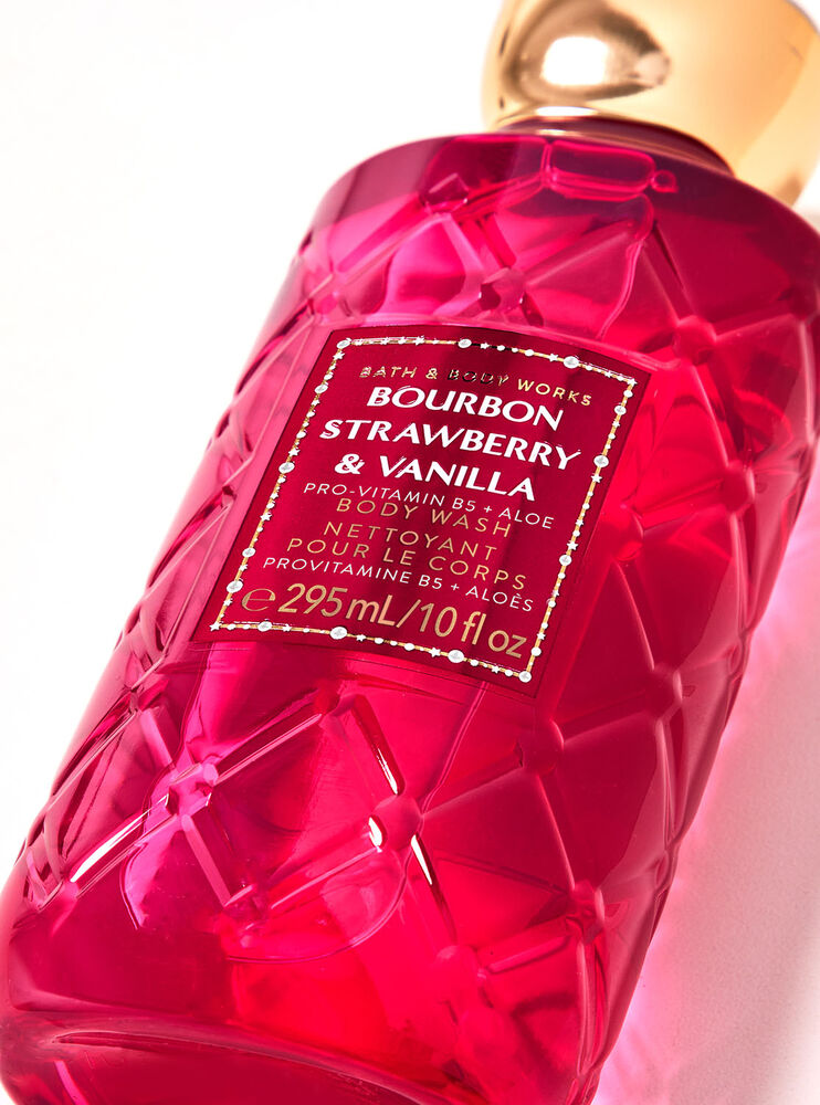 Bourbon Strawberry & Vanilla Body Wash Image 2