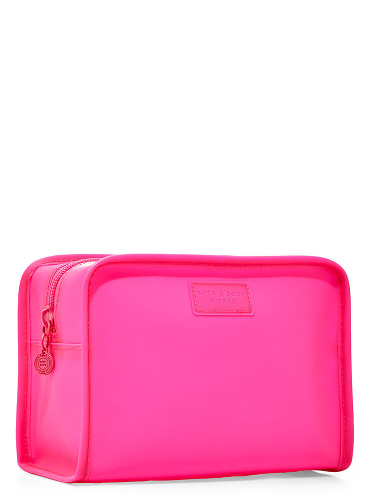 Pink Trapeze Cosmetic Bag