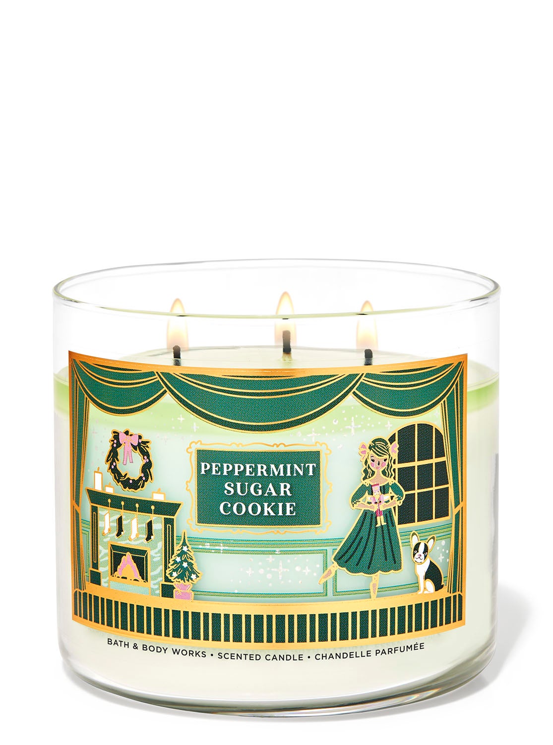 Peppermint Sugar Cookie 3-Wick Candle | Bath and Body Works