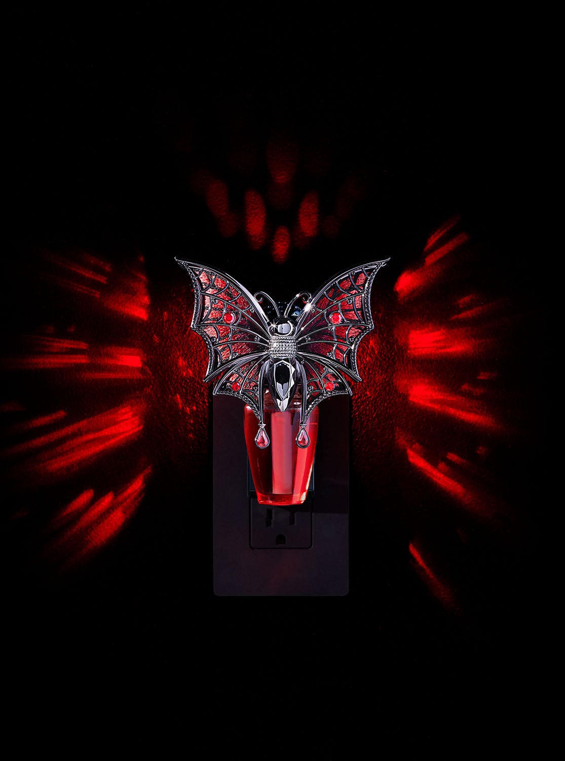 Bedazzled Bat-terfly Nightlight Wallflowers Fragrance Plug