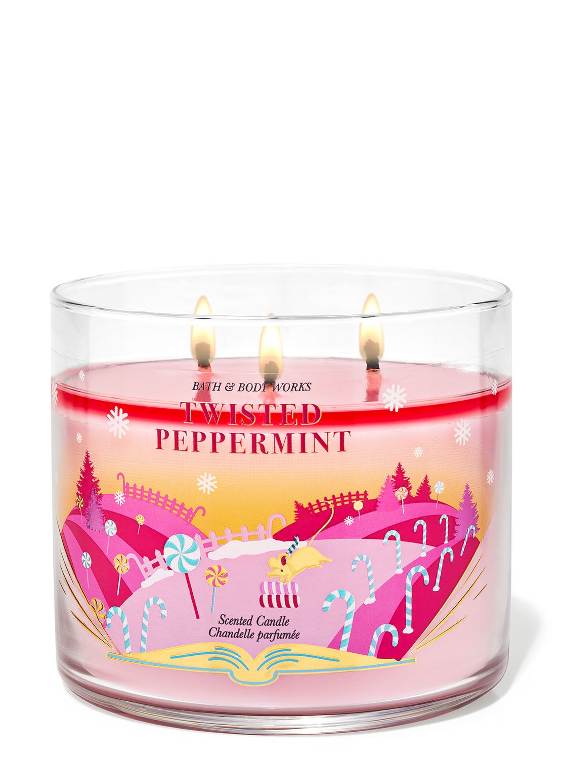 Twisted Peppermint 3-Wick Candle | Bath and Body Works