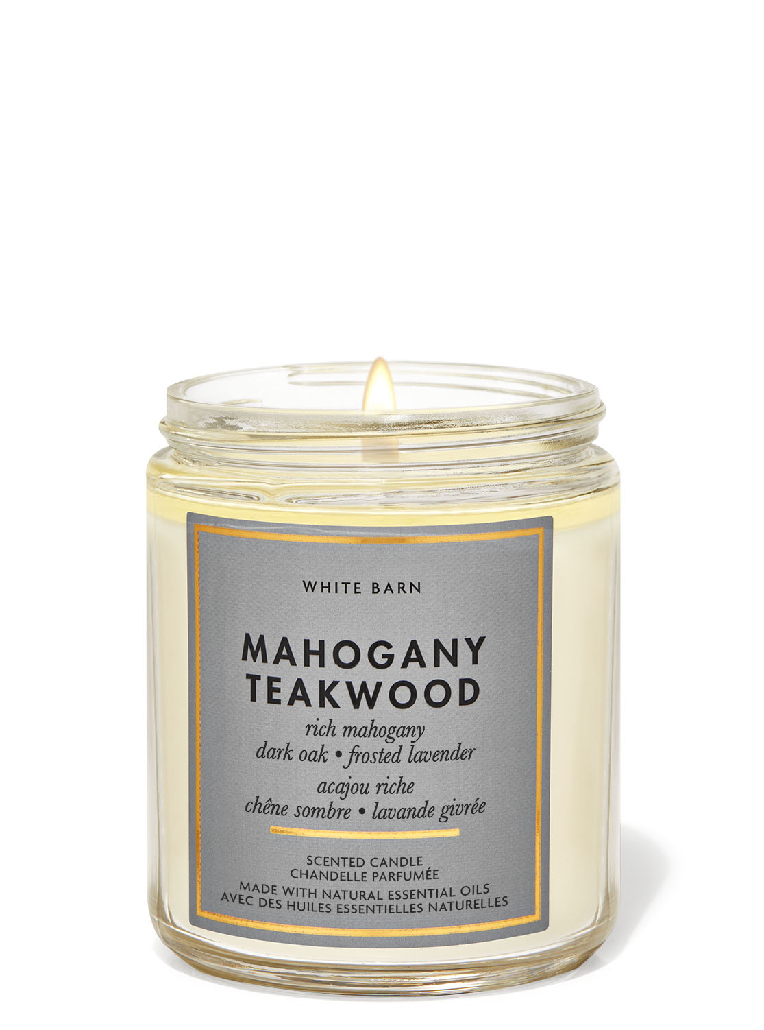 Bath & Body Works Mahogany Teakwood Single Wick Candle - 7 oz