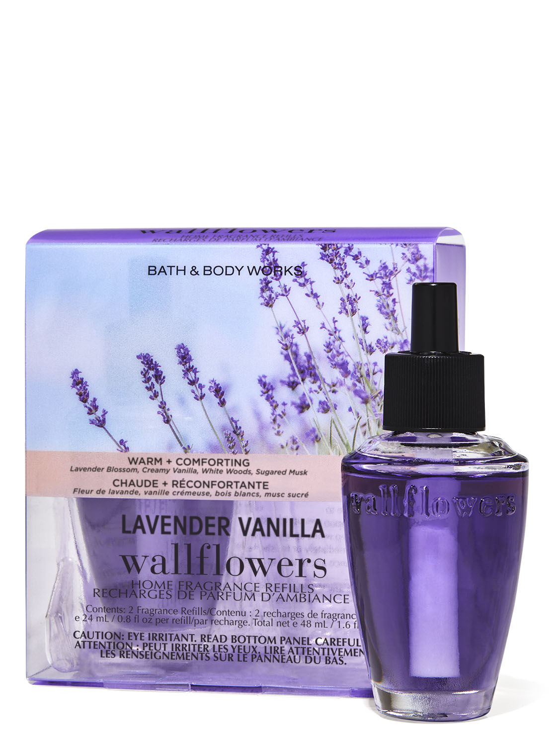 Lavender Vanilla Wallflowers Refills 2Pack Bath and Body Works