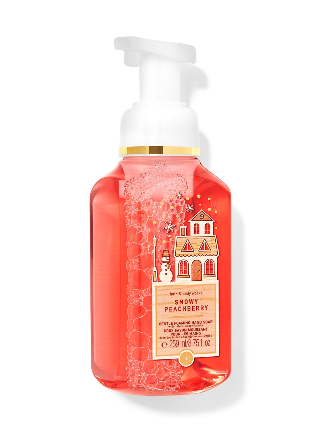 Snowy Peach Berry Gentle Foaming Hand Soap | Bath and Body Works