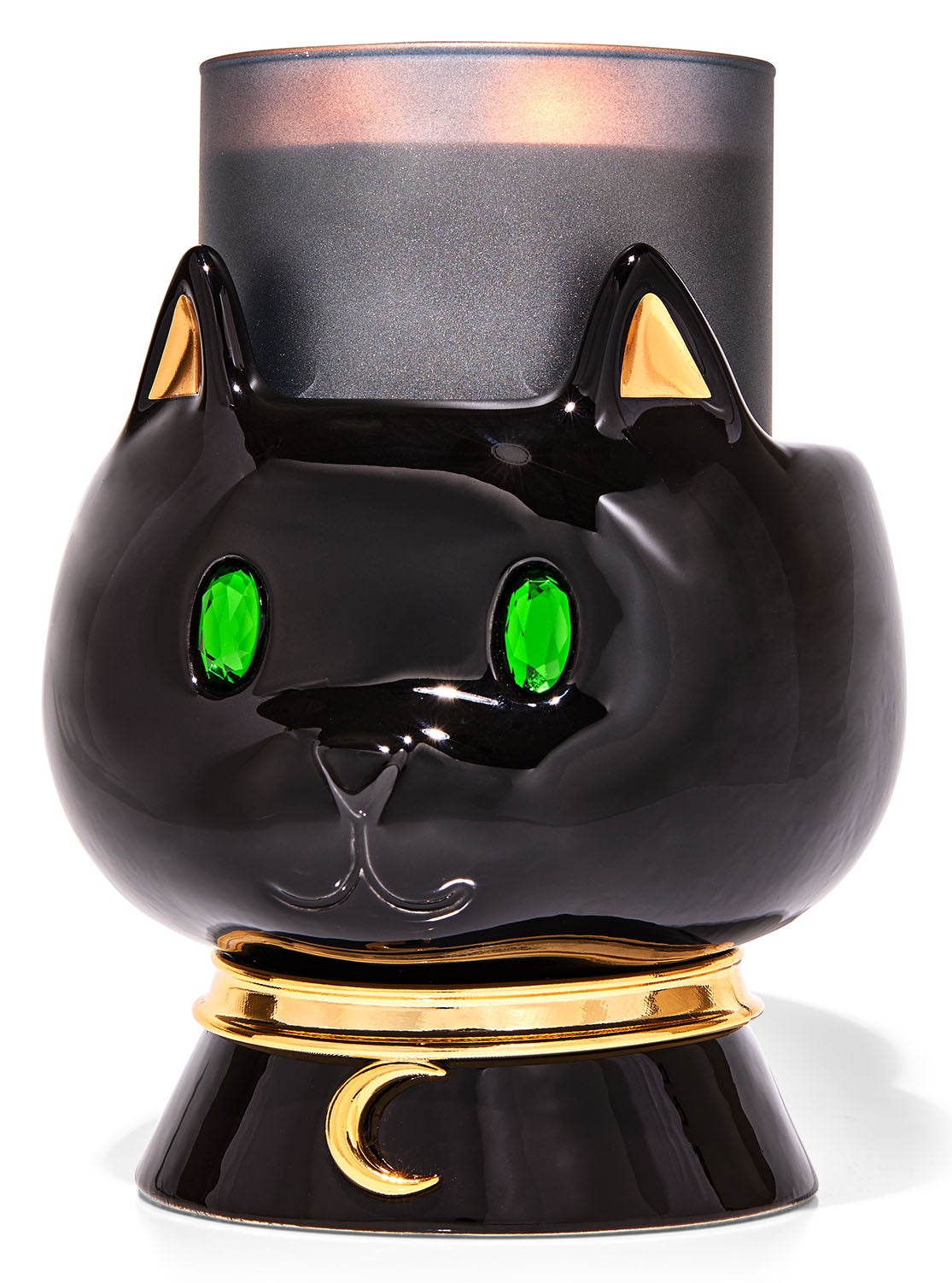 Cat 3-Wick Candle Holder