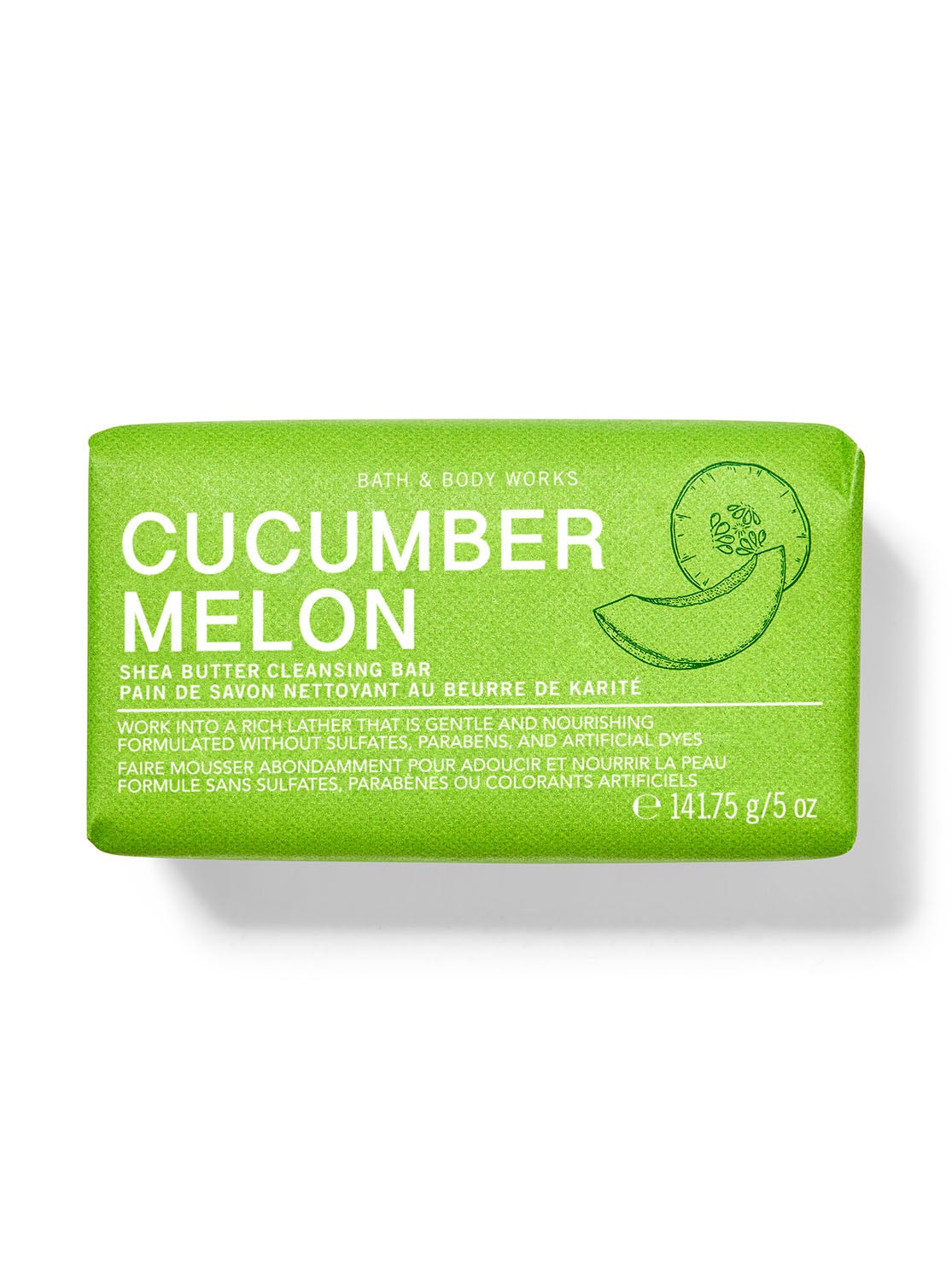 Cucumber Melon Shea Butter Cleansing Bar