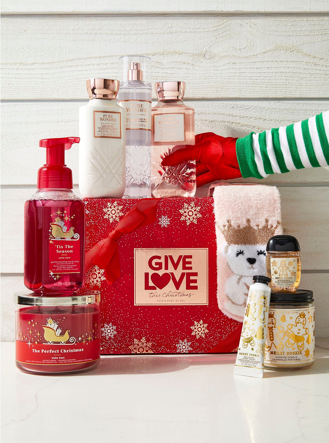 GIVE LOVE BATH selling AND BODY WORKS GIFT SET