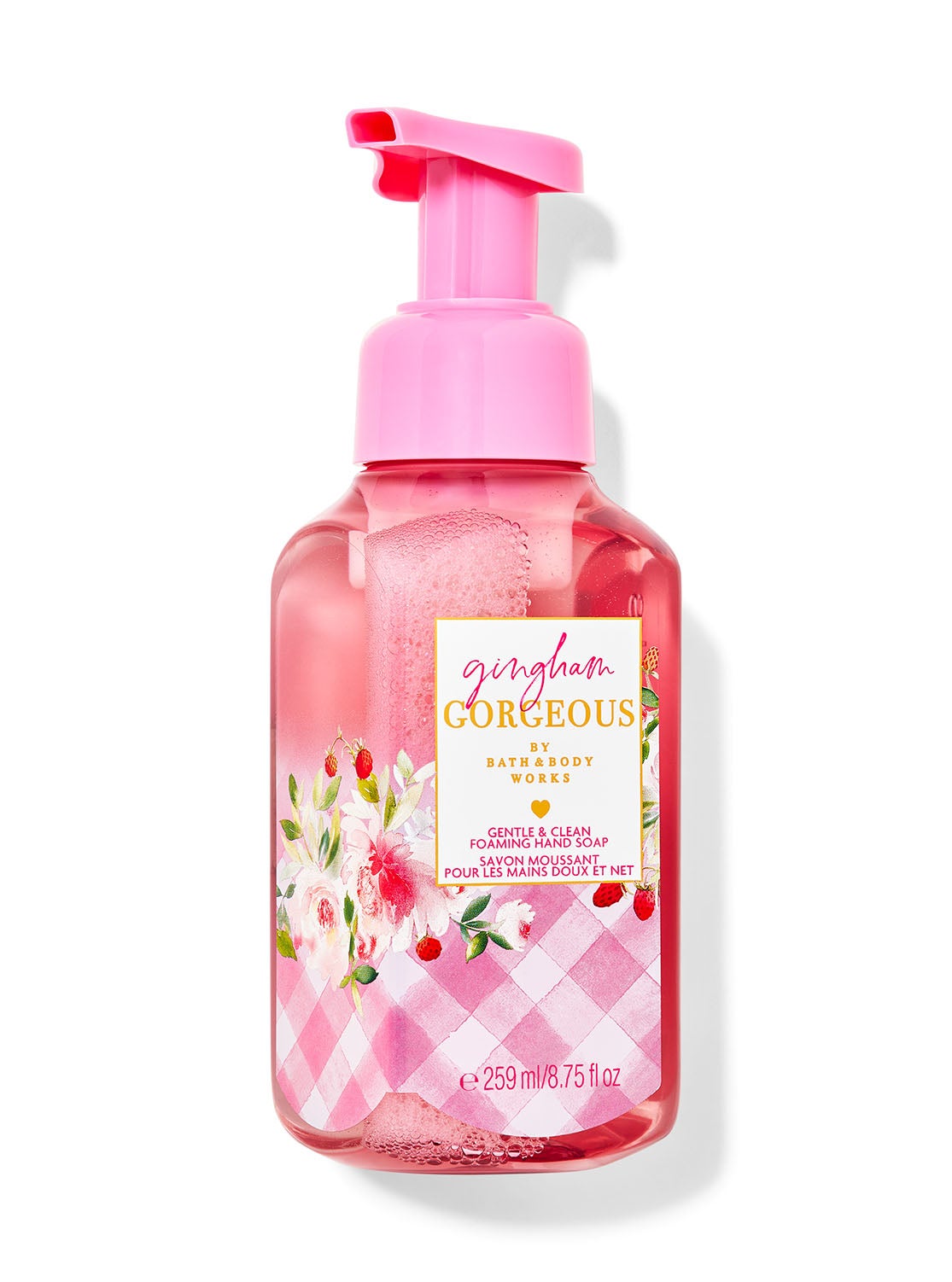 Gingham Gorgeous Gentle & Clean Foaming Hand Soap | Bath and