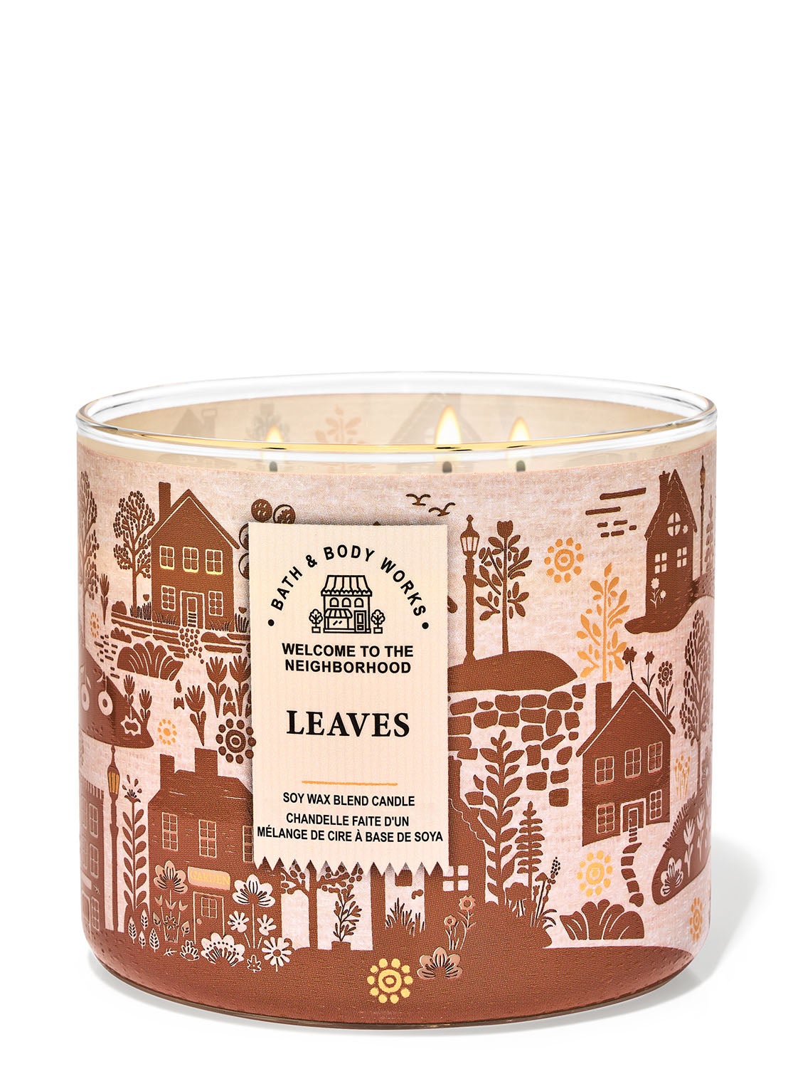 Leaves 3-Wick Candle