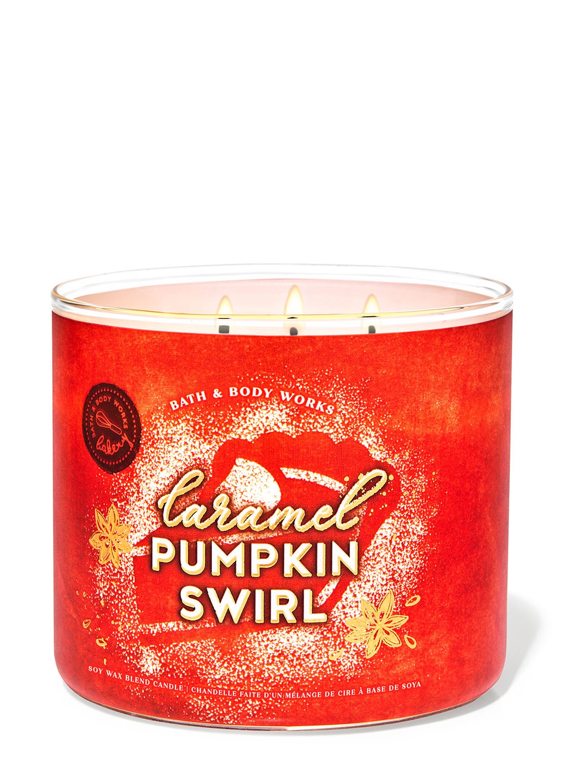 Caramel Pumpkin Swirl 3-Wick Candle