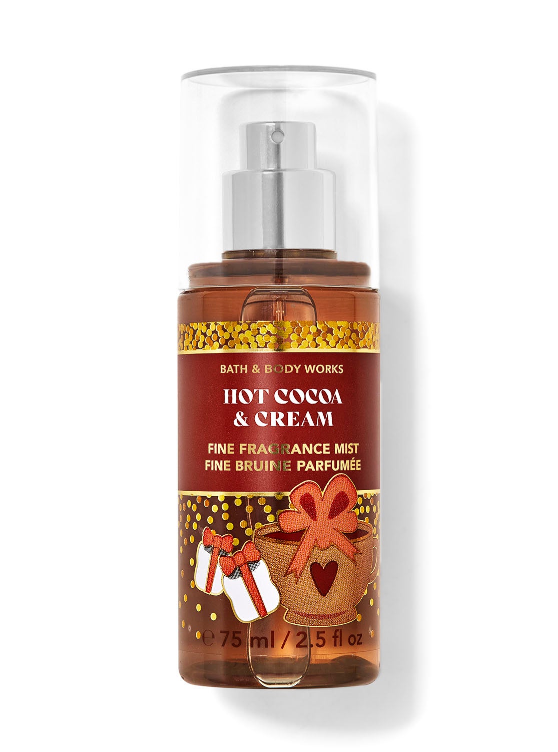 Hot Cocoa & Cream Travel Size Fine Fragrance Mist | Bath and Body Works