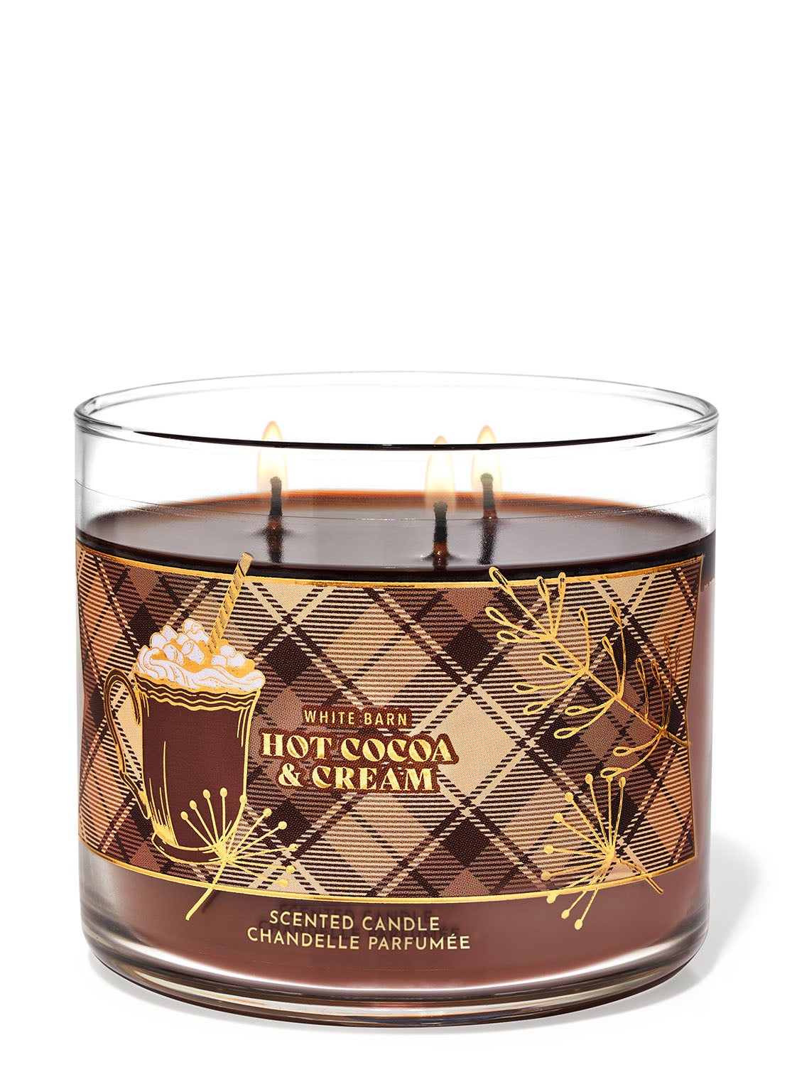 Hot Cocoa & Cream 3-Wick Candle | Bath and Body Works