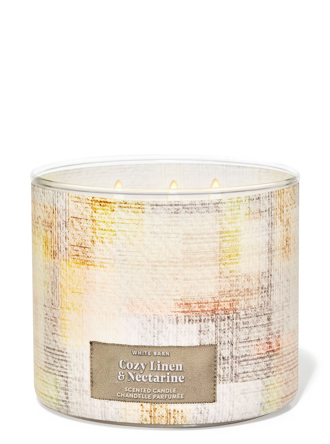 Cozy linen and outlet nectarine candles