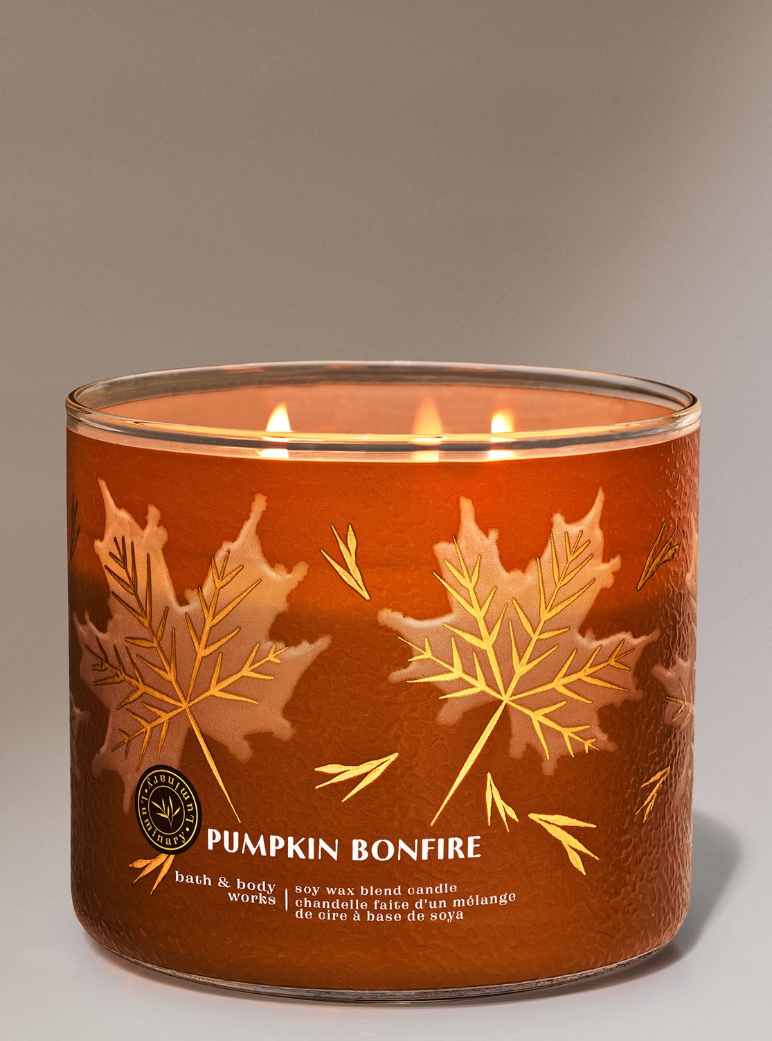 Pumpkin Bonfire 3-Wick Candle