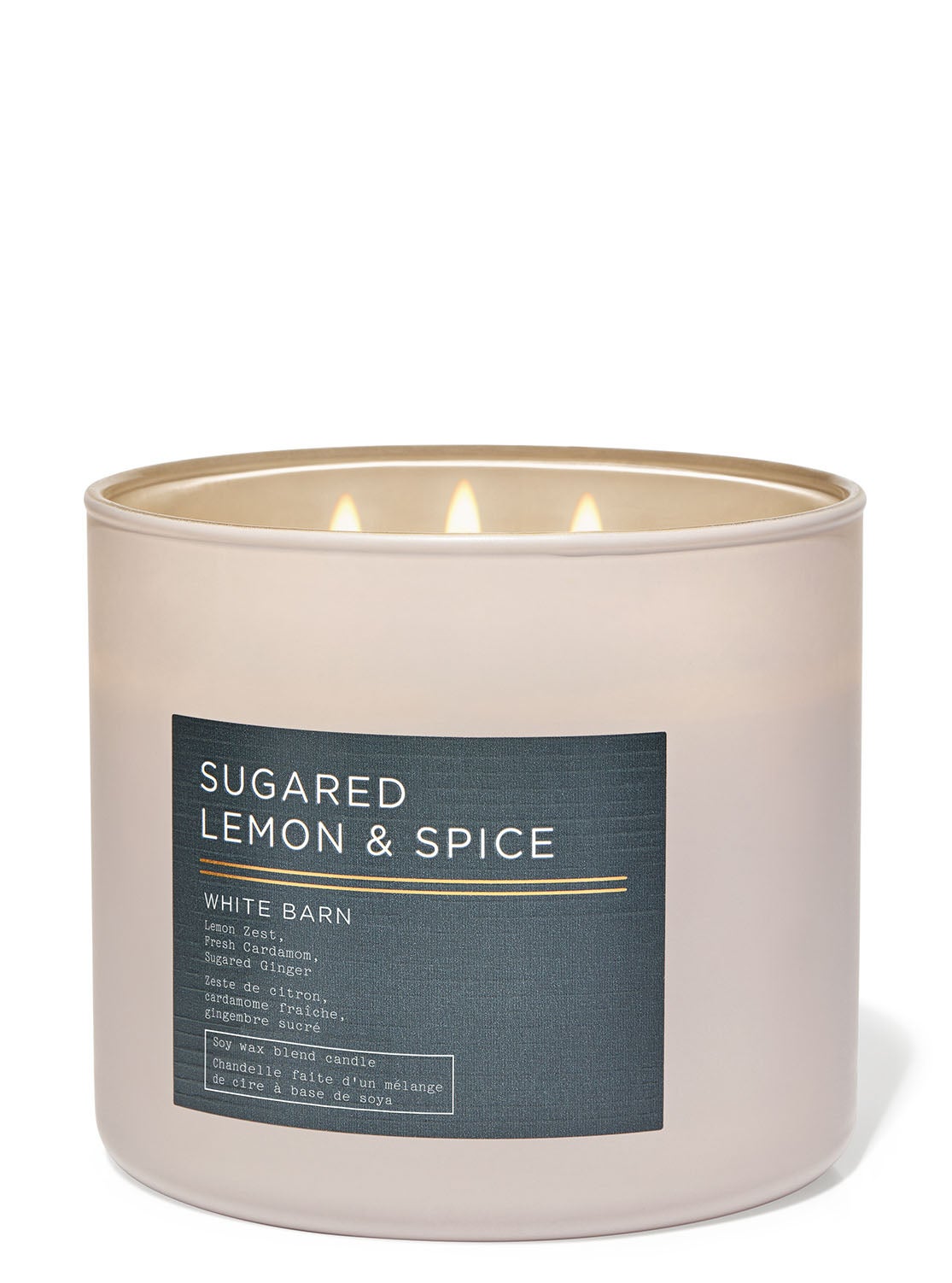 Sugared Lemon & Spice 3-Wick Candle