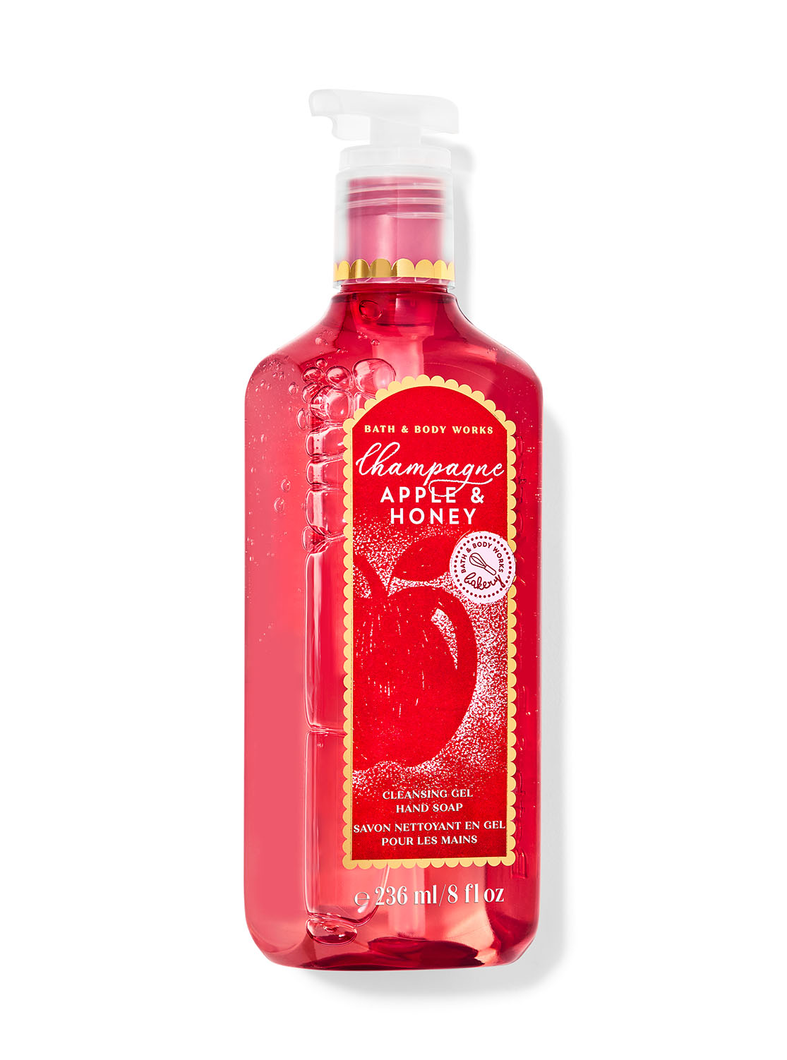 Champagne Apple & Honey Cleansing Gel Hand Soap