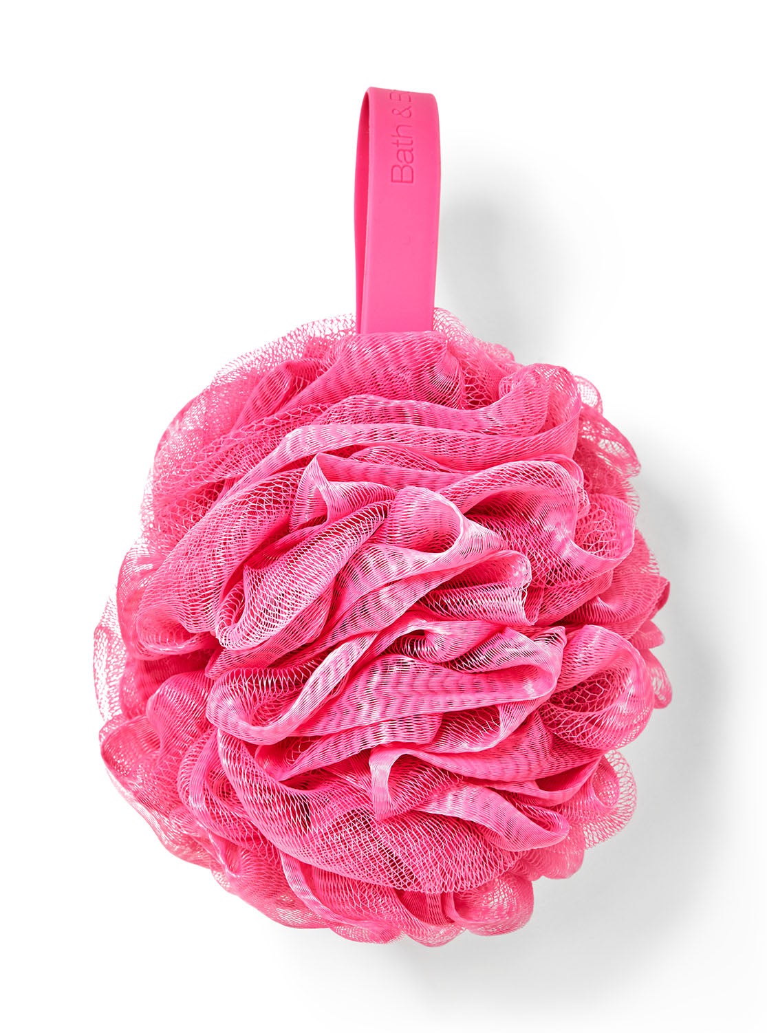 BB Home Body Bath Loofah Scrubber- Hangable, Pink, 1 pc