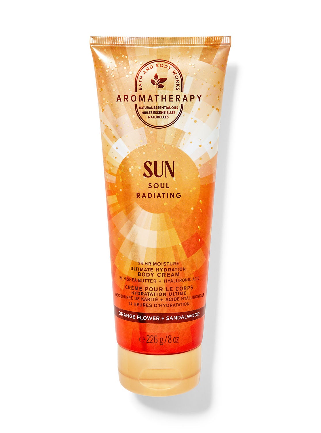 BBW Sun Orange 2024 Flower and Sandalwood 5 pc Bundle