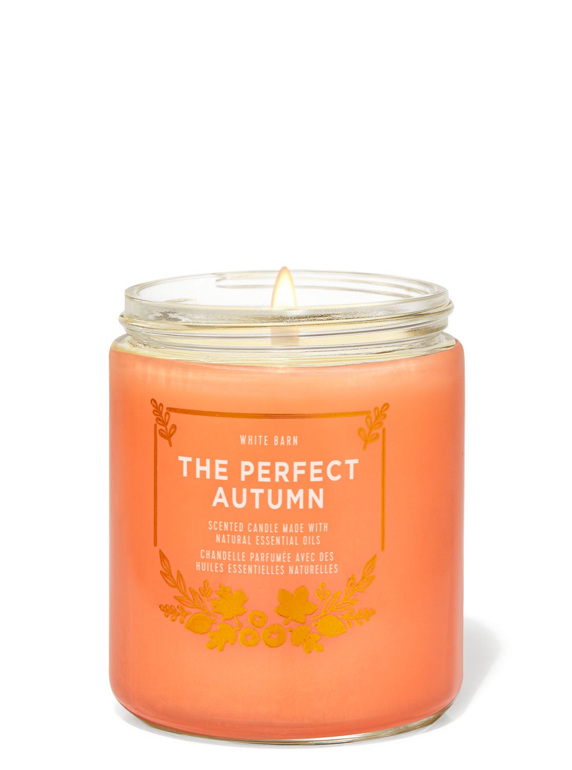 The Perfect Autumn Single Wick Candle | Bath and Body Works