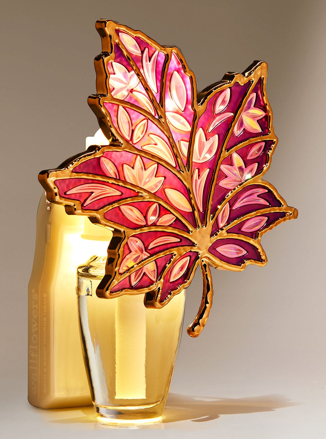 Etched Leaf Wallflowers Scent Control™ Nightlight Wallflowers