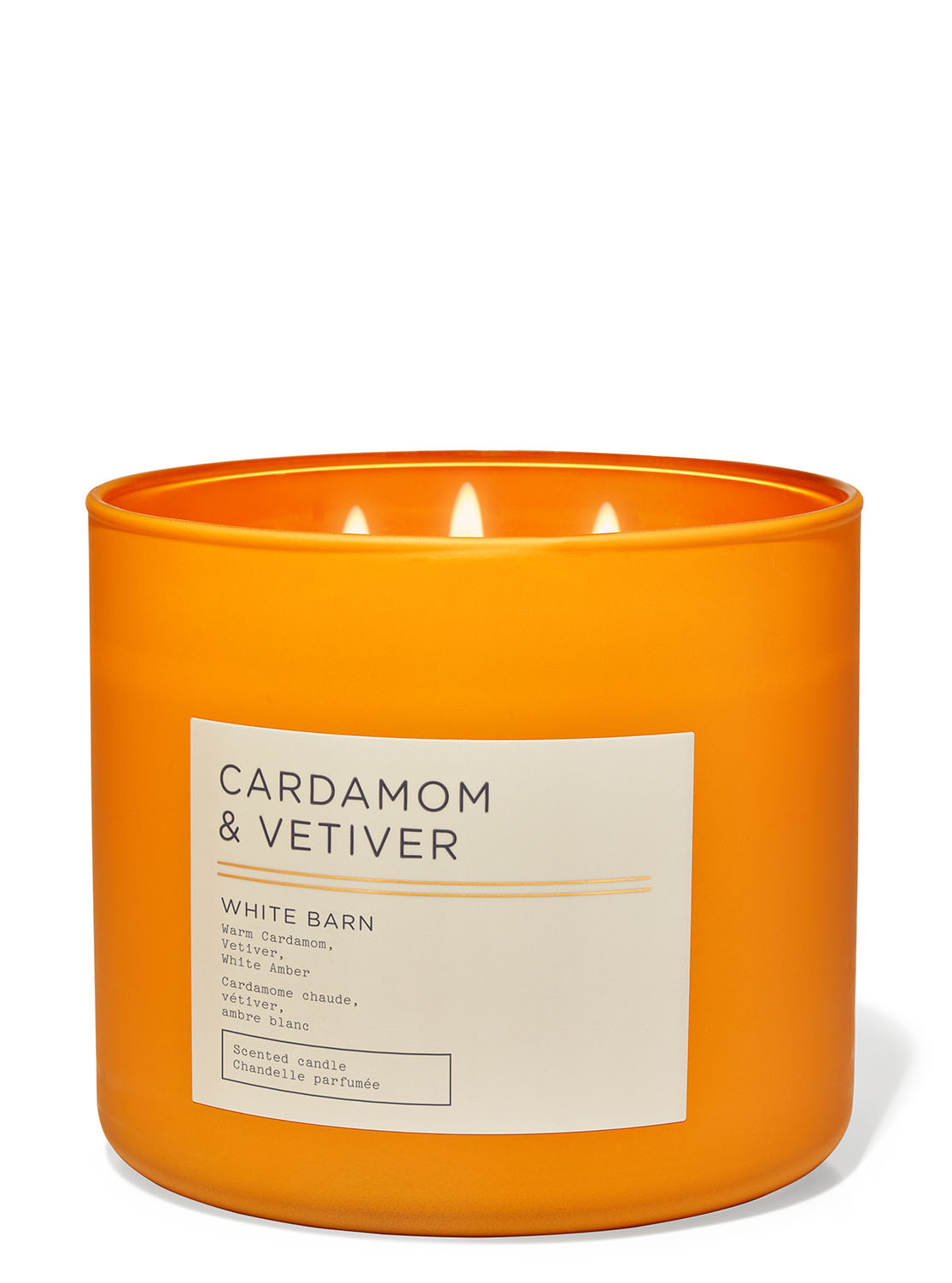 Cardamom & Vetiver 3-Wick Candle | Bath and Body Works